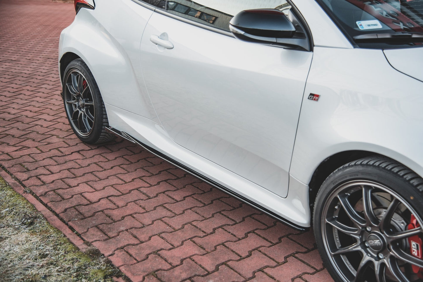 Seitenschweller Ansatz für V.1 für Toyota GR Yaris Mk4 Carbon Look