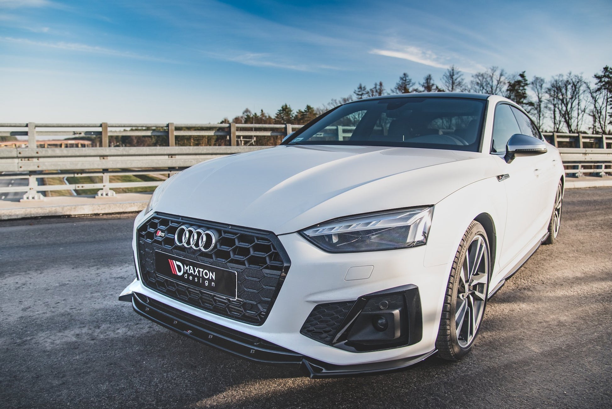 Front Ansatz V.2 für Audi S5 / A5 S-Line F5 Facelift Carbon Look