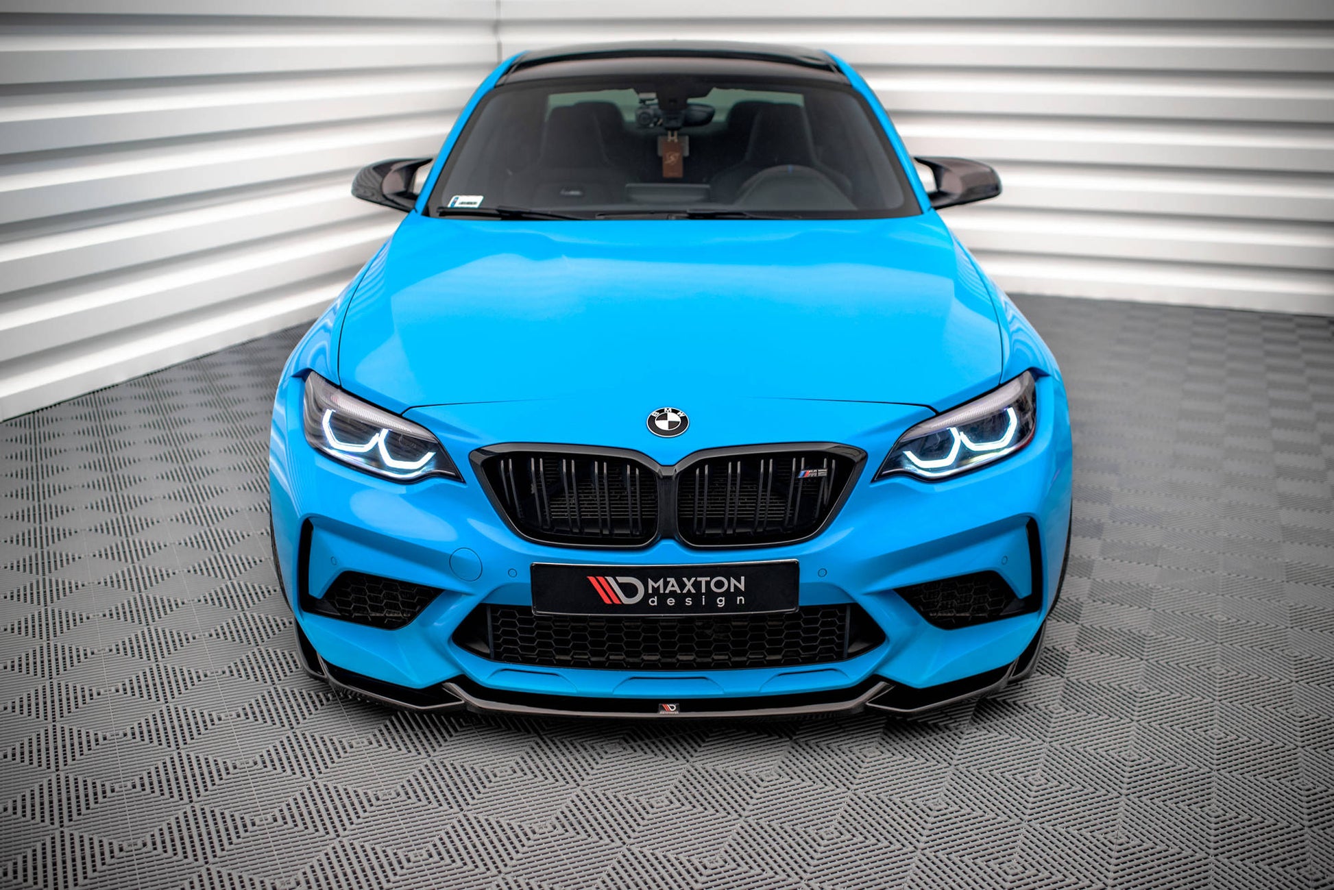 Front Ansatz V.1 für BMW M2 Competition F87 schwarz matt