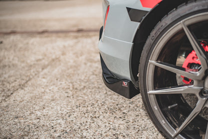 Heck Ansatz Flaps Diffusor V.2 für Ford FIesta Mk8 ST Carbon Look