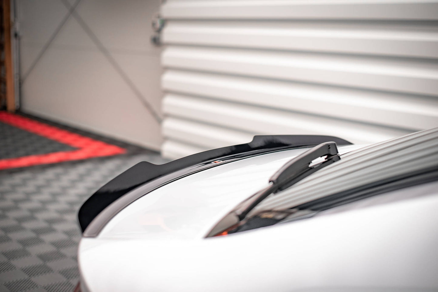 Spoiler CAP für Skoda Octavia Liftback Mk4 Carbon Look
