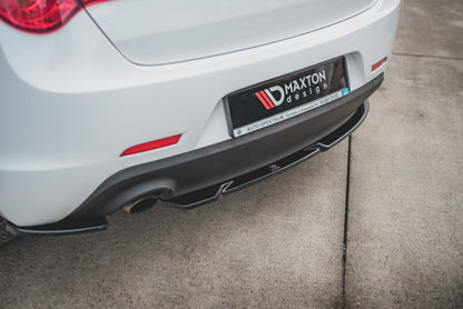 Heck Ansatz Flaps Diffusor V.1 für Alfa Romeo Giulietta  Carbon Look
