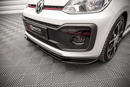 Front Ansatz für Volkswagen Up GTI schwarz Hochglanz