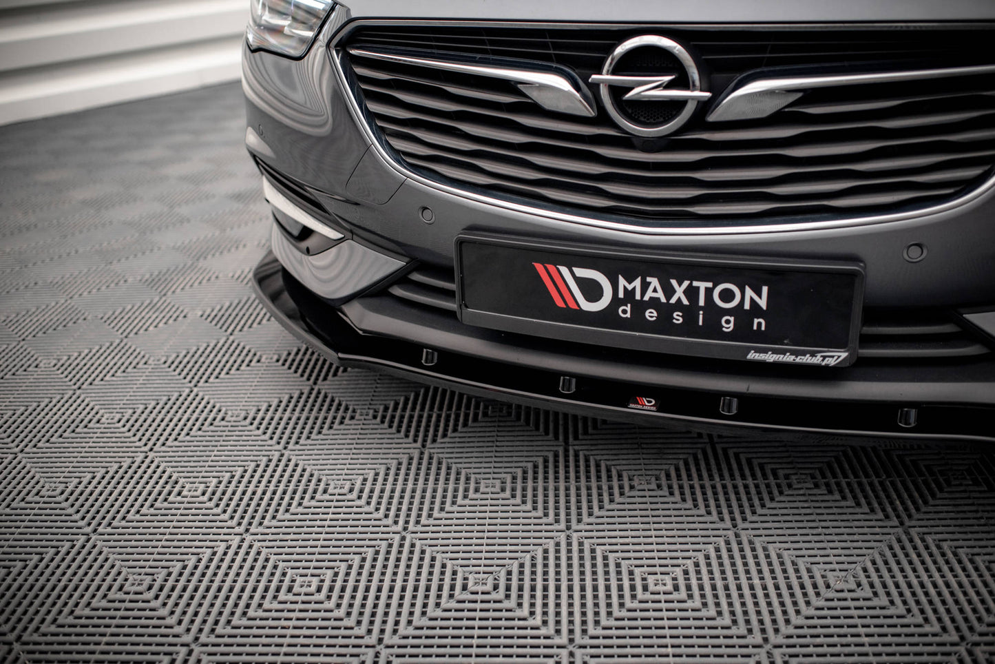 Front Ansatz V.1 für Opel Insignia Mk2 schwarz matt