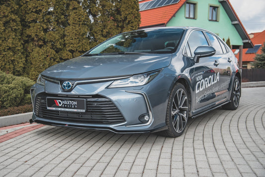 Front Ansatz für Toyota Corolla XII Limousine  schwarz matt