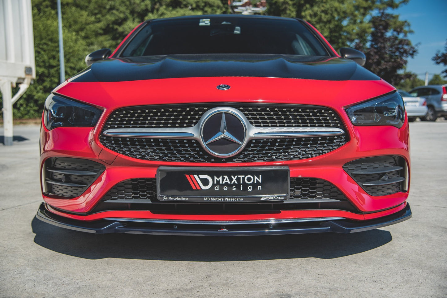 Front Ansatz V.2 für Mercedes-Benz CLA A35 AMG / AMG-Line C118 Carbon Look