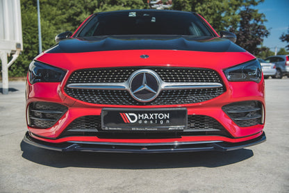 Front Ansatz V.2 für Mercedes-Benz CLA A35 AMG / AMG-Line C118 Carbon Look