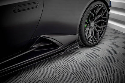 Seitenschweller Ansatz für Lamborghini Huracan EVO schwarz matt