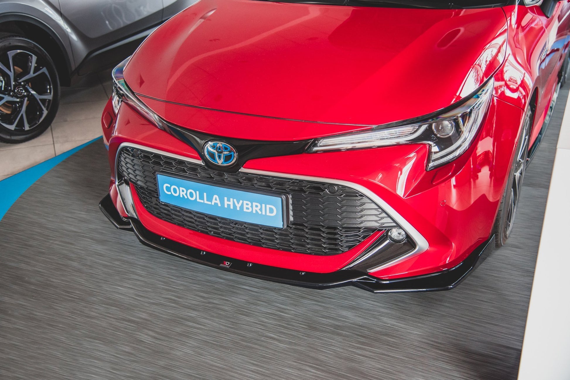 Front Ansatz V.2 für Toyota Corolla XII Touring Sports/ Hatchback schwarz matt