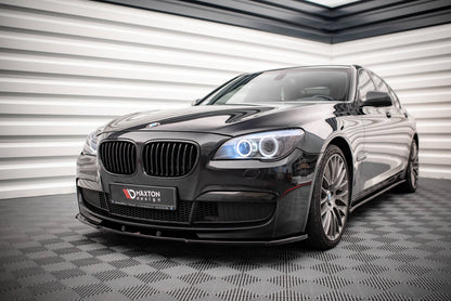 Front Ansatz V.1 für BMW 7 M-Paket F01 schwarz matt