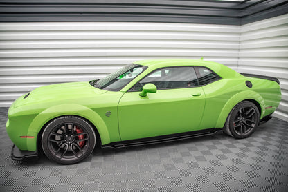 Seitenschweller Ansatz für Dodge Challenger SRT Hellcat Mk3 Carbon Look