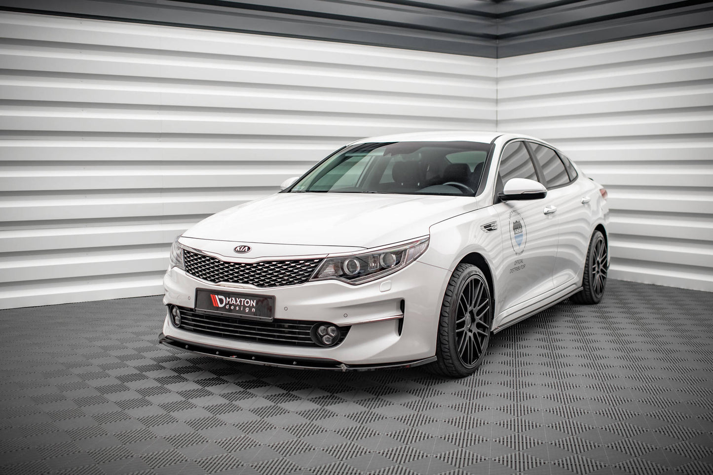 Front Ansatz V.1 für Kia Optima Mk4 schwarz matt