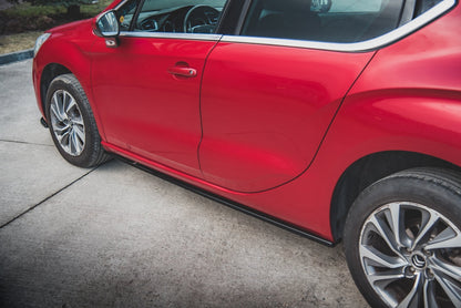 Seitenschweller Ansatz für Citroen DS4 Carbon Look