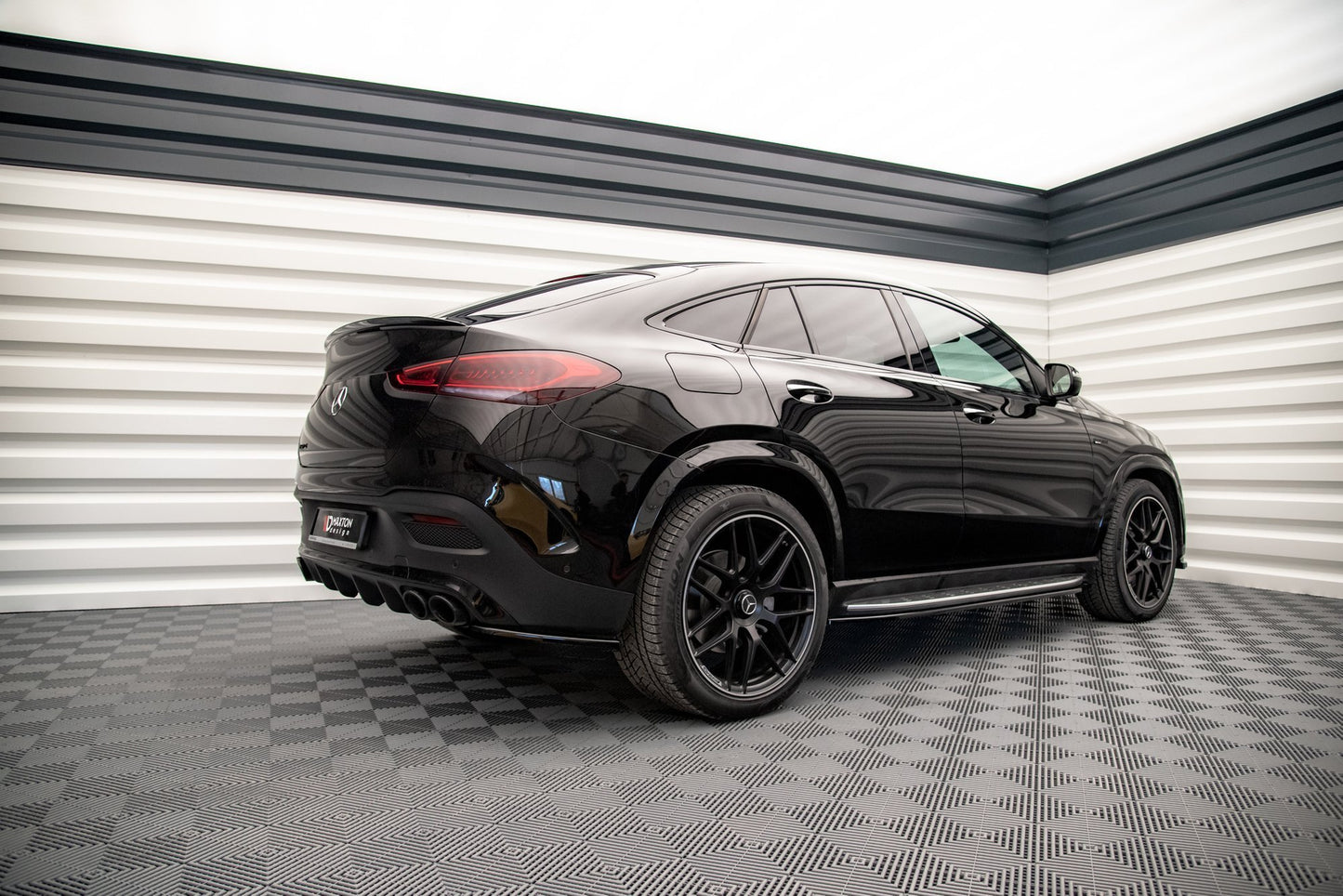 Seitenschweller Ansatz für Mercedes-AMG GLE Coupe C167 Carbon Look