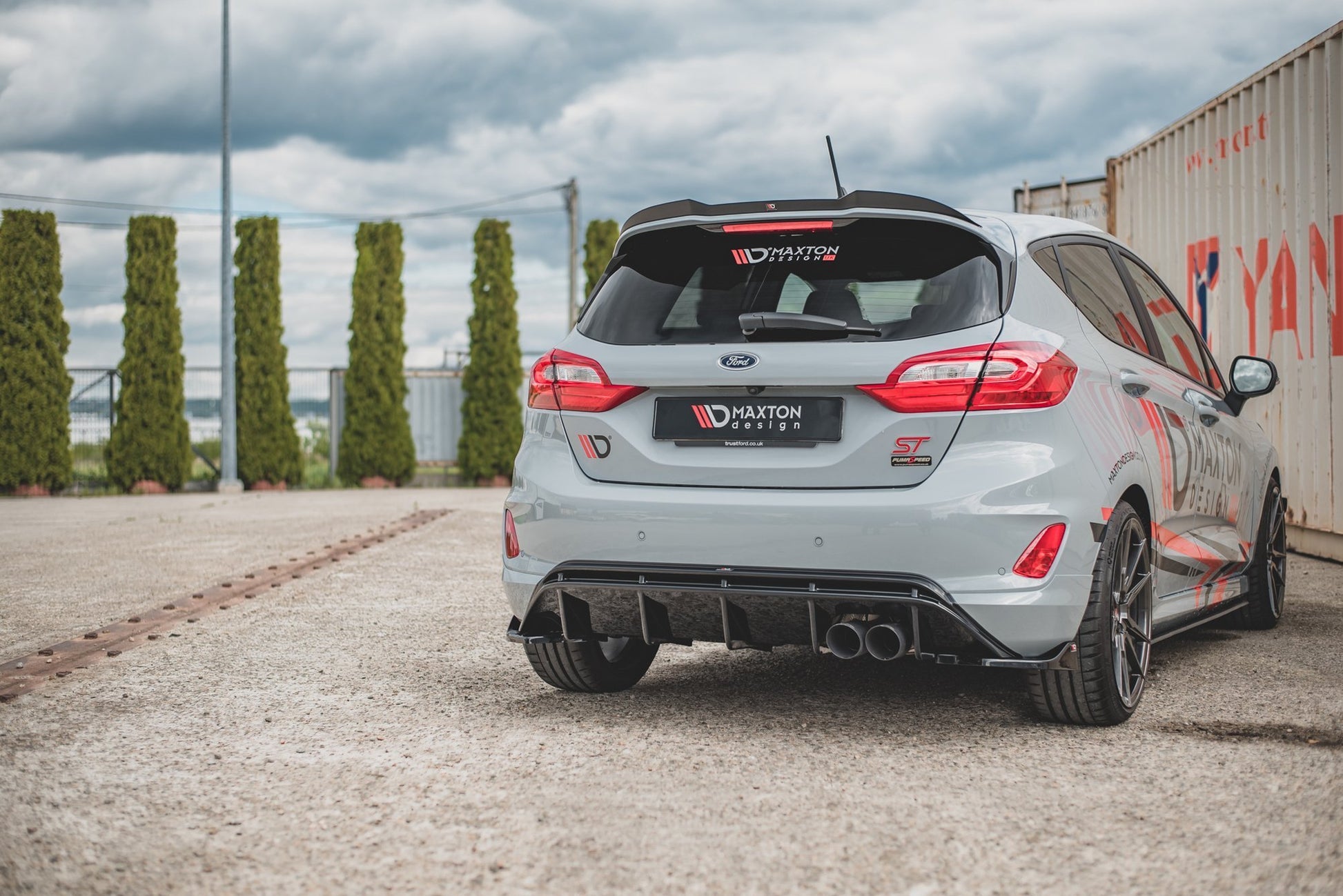Spoiler CAP V.3 für Ford Fiesta Mk8 ST / ST-Line Carbon Look