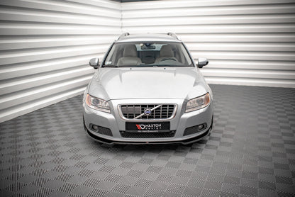 Front Ansatz V.2 für Volvo V70 Mk3 schwarz matt