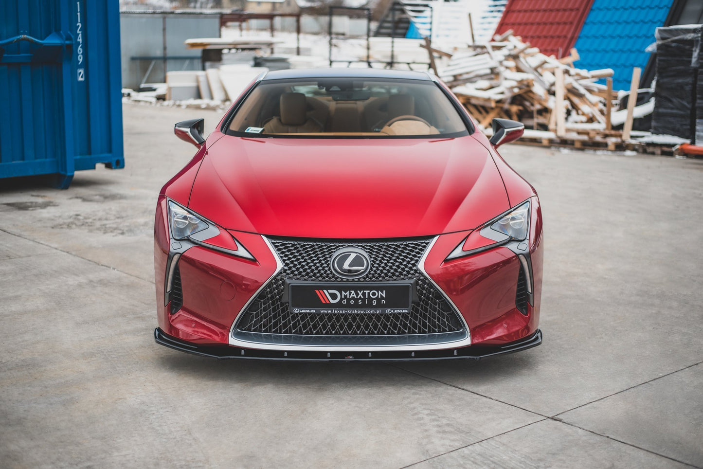 Front Ansatz V.1 für Lexus LC 500 schwarz matt