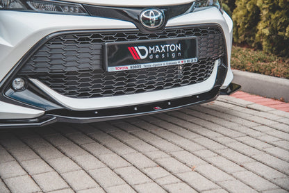 Front Ansatz V.2 für Toyota Corolla XII Touring Sports/ Hatchback schwarz matt