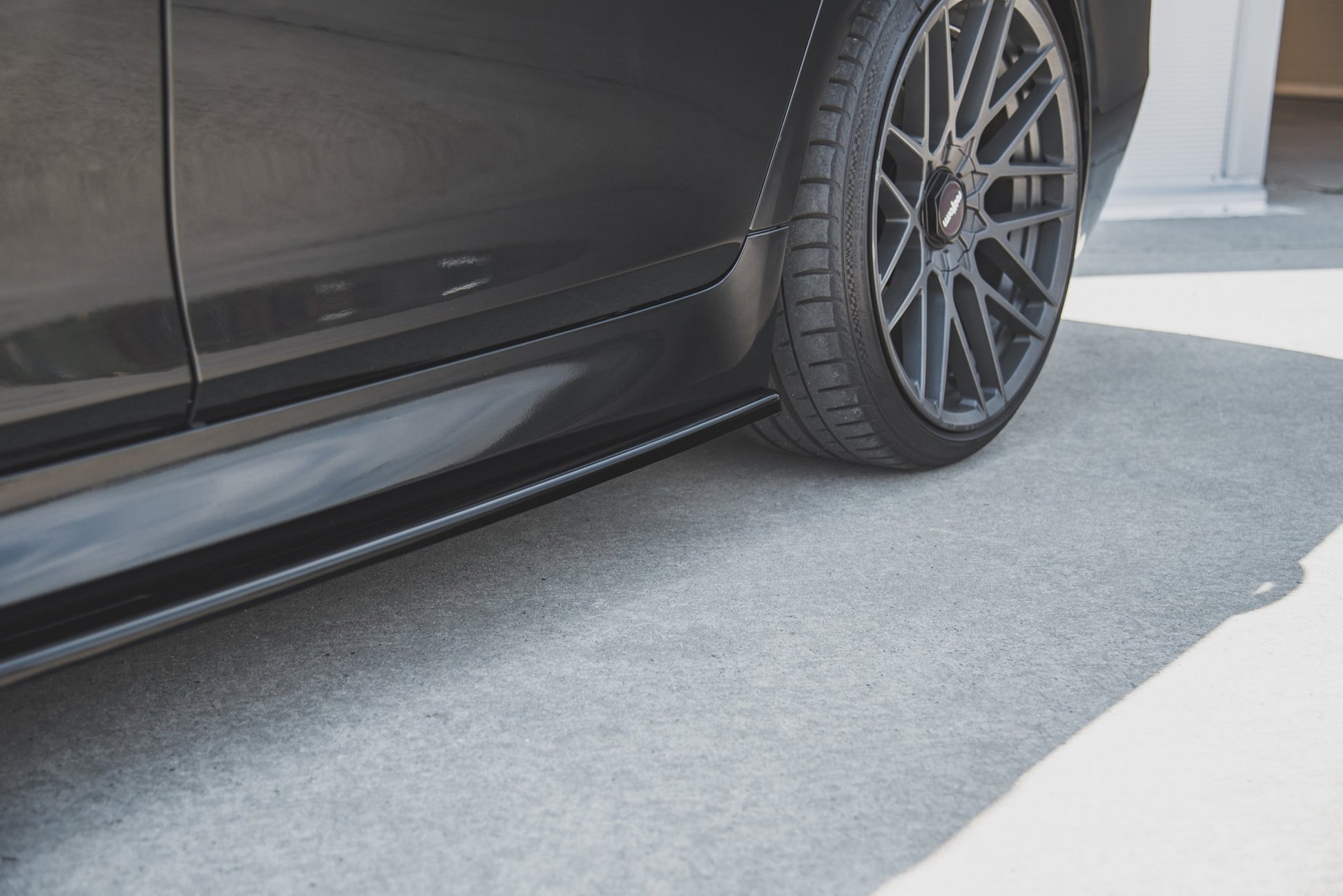 Seitenschweller Ansatz für V.2 für BMW 5er F10/F11 M-Paket Carbon Look
