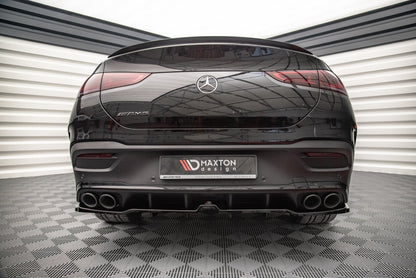 Mittlerer Diffusor Heck Ansatz DTM Look für Mercedes-AMG GLE Coupe C167 Carbon Look