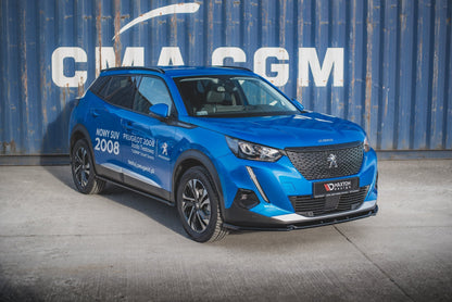 Front Ansatz V.2 für Peugeot 2008 Mk2 Carbon Look
