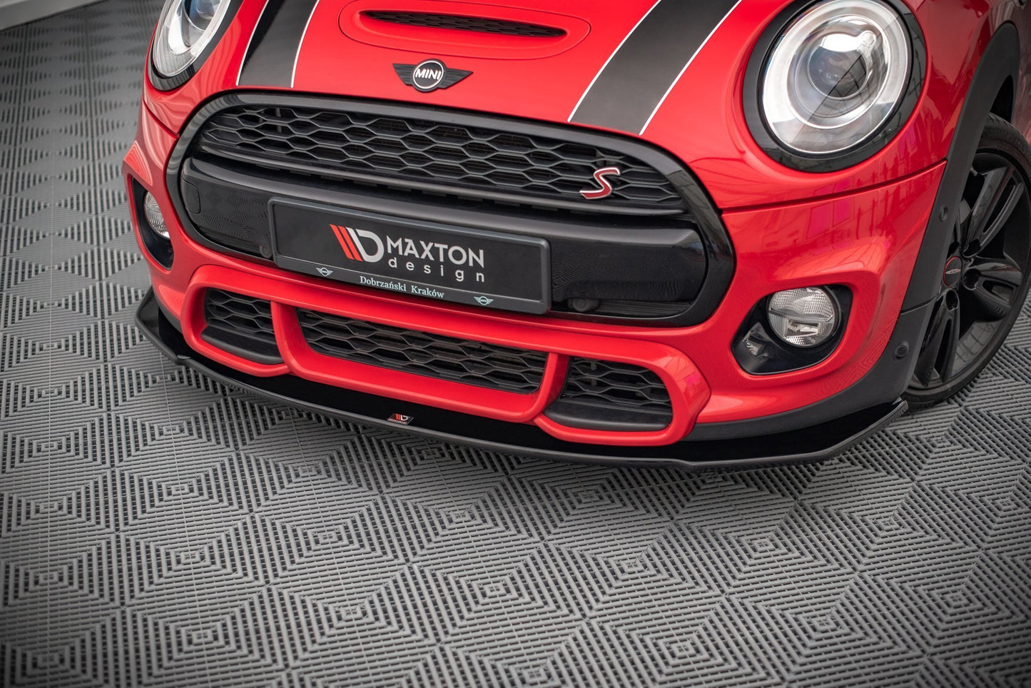 Front Ansatz für Mini Cooper S John Cooper Works F56 Carbon Look