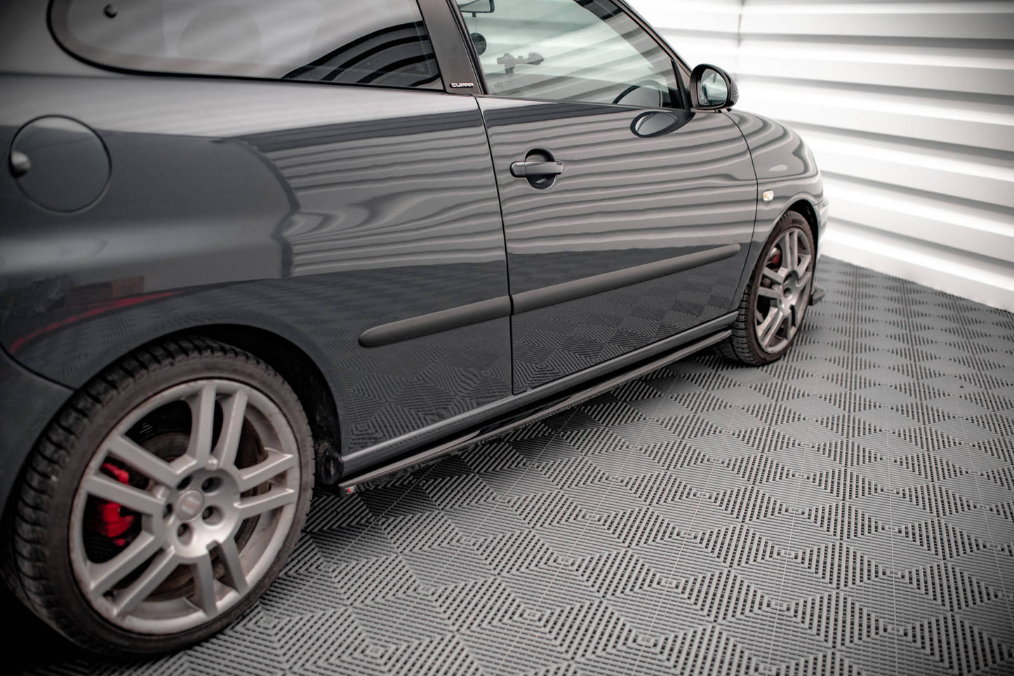 Seitenschweller Ansatz für Seat Ibiza Cupra Mk3 Carbon Look