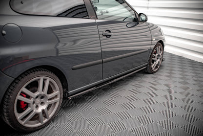 Seitenschweller Ansatz für Seat Ibiza Cupra Mk3 Carbon Look