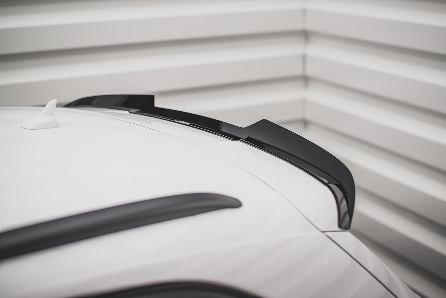 Spoiler CAP für Audi SQ5 Mk1 (8R) schwarz Hochglanz