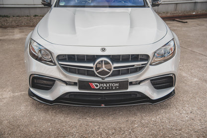Front Ansatz V.1 für Mercedes-Benz E63 AMG Kombi/Limousine S213/W213 schwarz matt