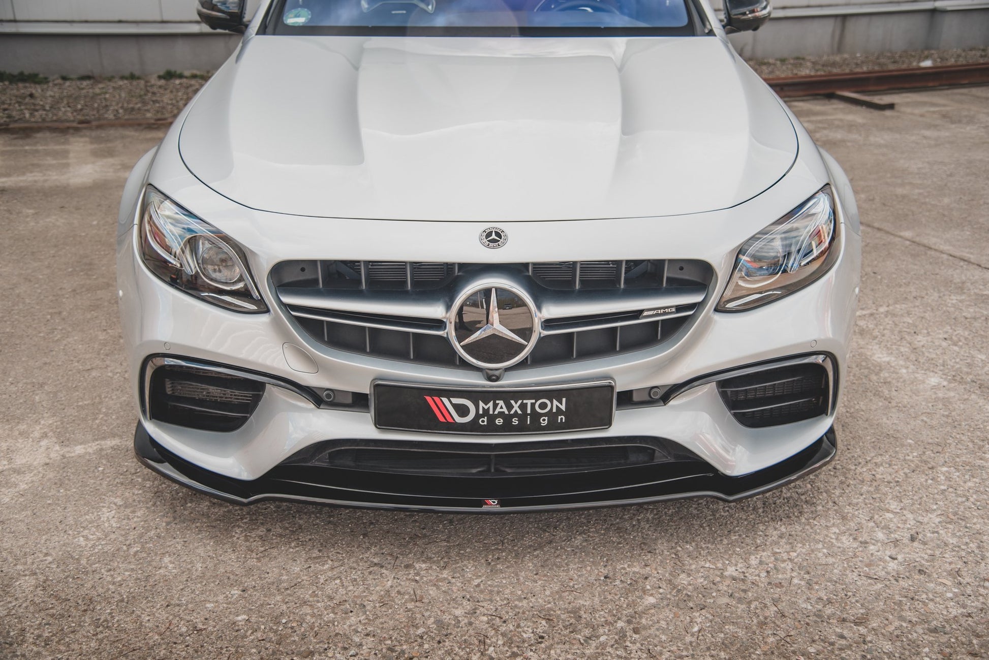 Front Ansatz V.1 für Mercedes-Benz E63 AMG Kombi/Limousine S213/W213 Carbon Look