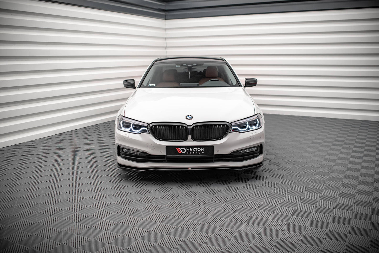 Front Ansatz V.1 für BMW 5er G30 Carbon Look