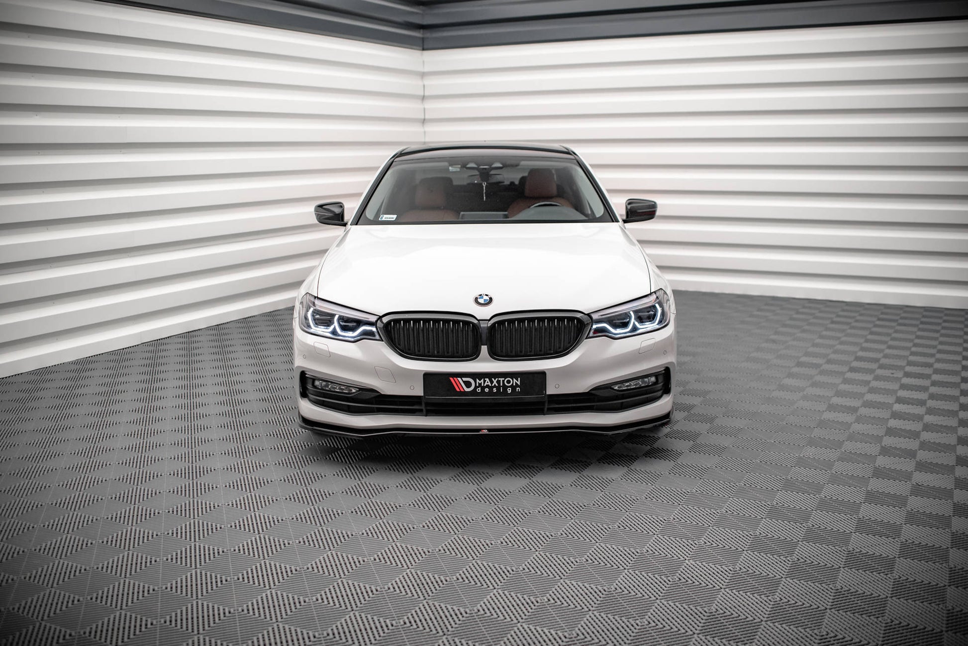 Front Ansatz V.1 für BMW 5er G30 Carbon Look