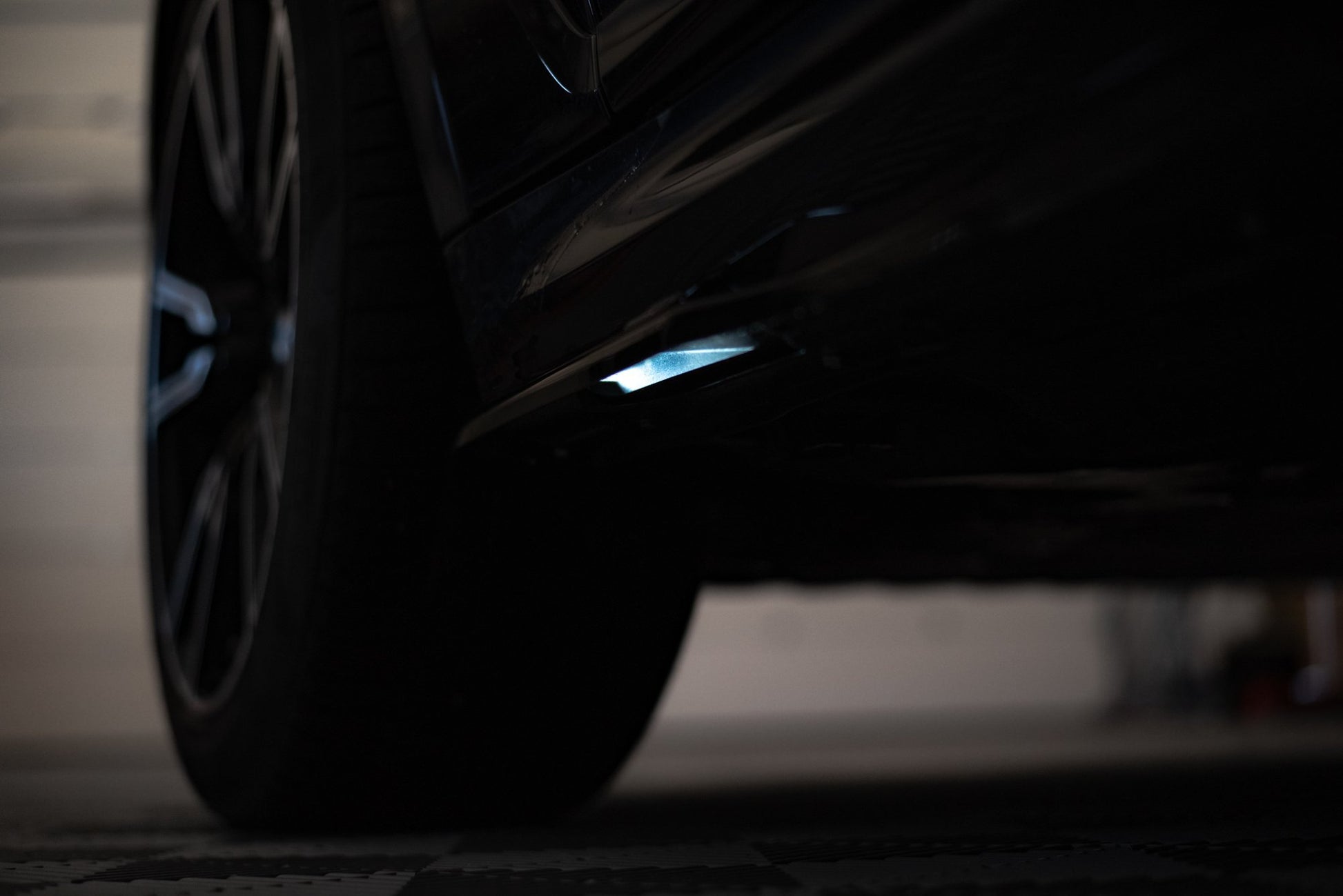 Seitenschweller Ansatz für BMW X7 M G07 schwarz matt