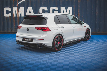 Spoiler CAP V.1 für Volkswagen Golf 8 GTI / R schwarz matt