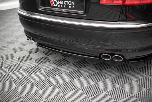 Mittlerer Diffusor Heck Ansatz für Audi S8 D3 Carbon Look