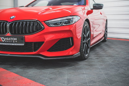Front Ansatz V.2 für BMW 8 Coupe G15 / 8 Gran Coupe M Paket G16 schwarz matt