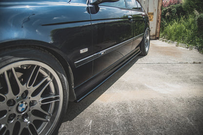Seitenschweller Ansatz für BMW M5 E39 schwarz Hochglanz
