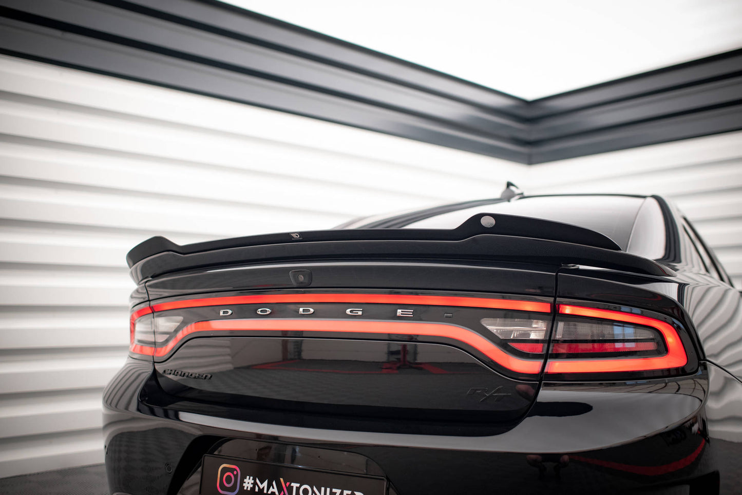 Spoiler CAP für Dodge Charger SRT Mk7 Facelift Carbon Look