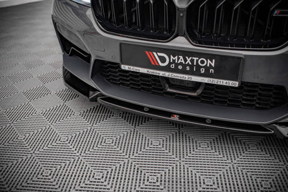 Front Ansatz V.1 für BMW M5 F90 Facelift schwarz matt