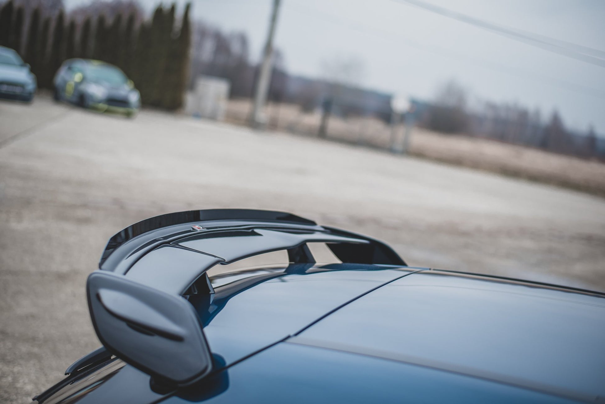 Spoiler CAP für Mercedes A35 AMG  Hatchback W177  Carbon Look