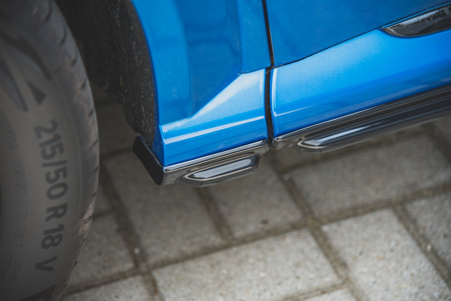 Seitenschweller Ansatz für Ford Puma ST-Line schwarz Hochglanz