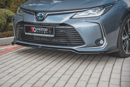 Front Ansatz für Toyota Corolla XII Limousine  Carbon Look