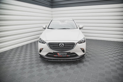 Front Ansatz V.2 für Mazda CX-3 schwarz matt