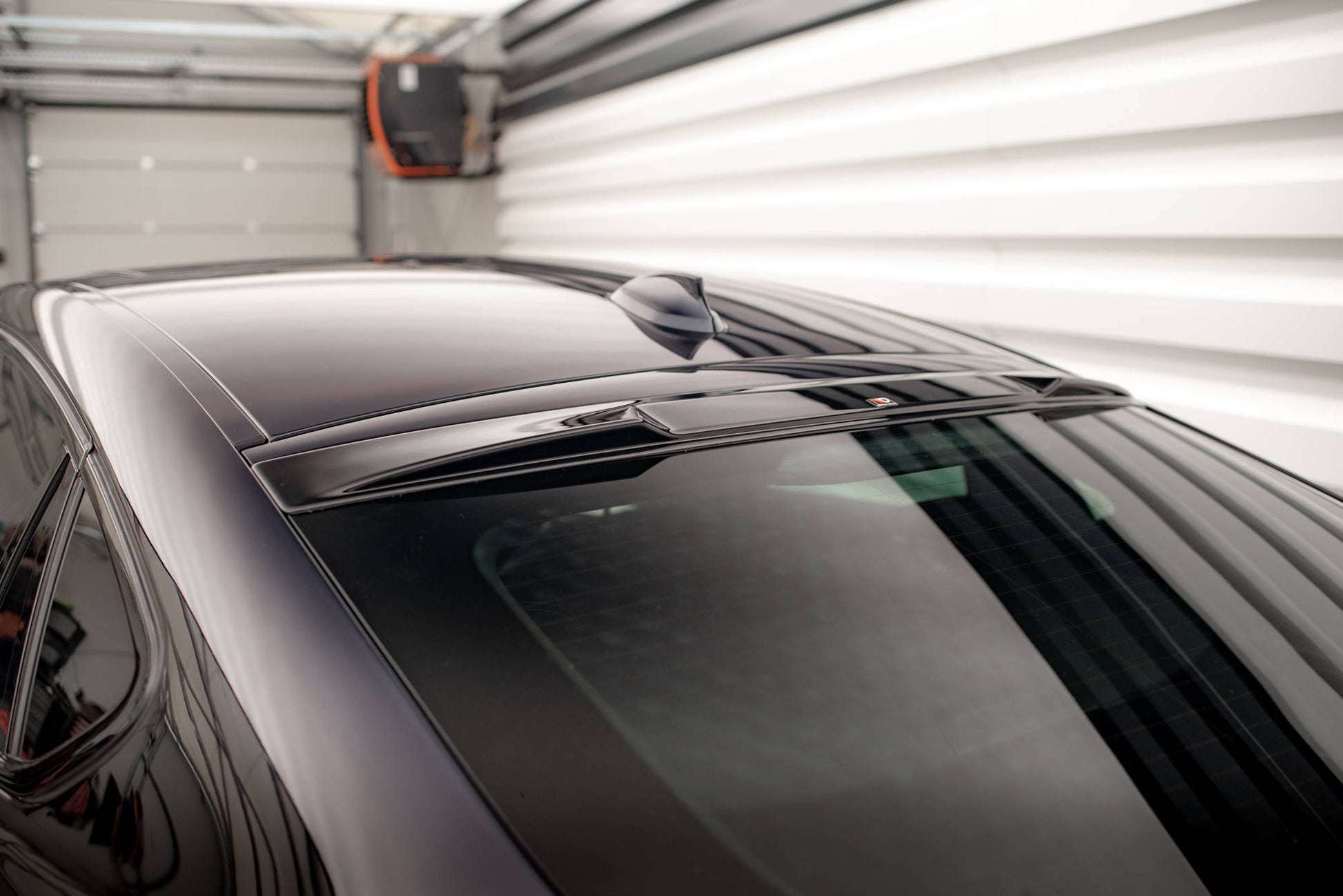 Heckscheiben Spoiler für BMW X6 M-Paket F16 schwarz matt