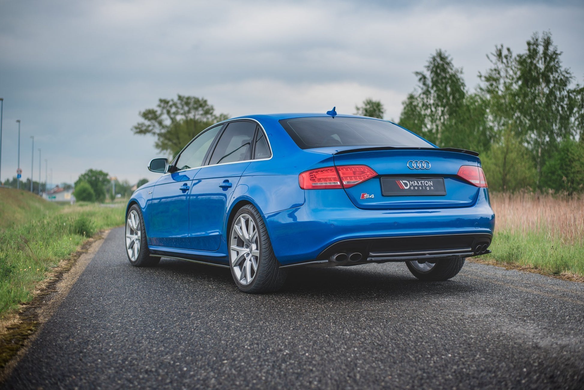 Seitenschweller Ansatz für Audi S4 / A4 / A4 S-Line B8 / B8 FL Carbon Look