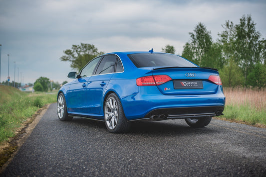 Seitenschweller Ansatz für Audi S4 / A4 / A4 S-Line B8 / B8 FL schwarz matt