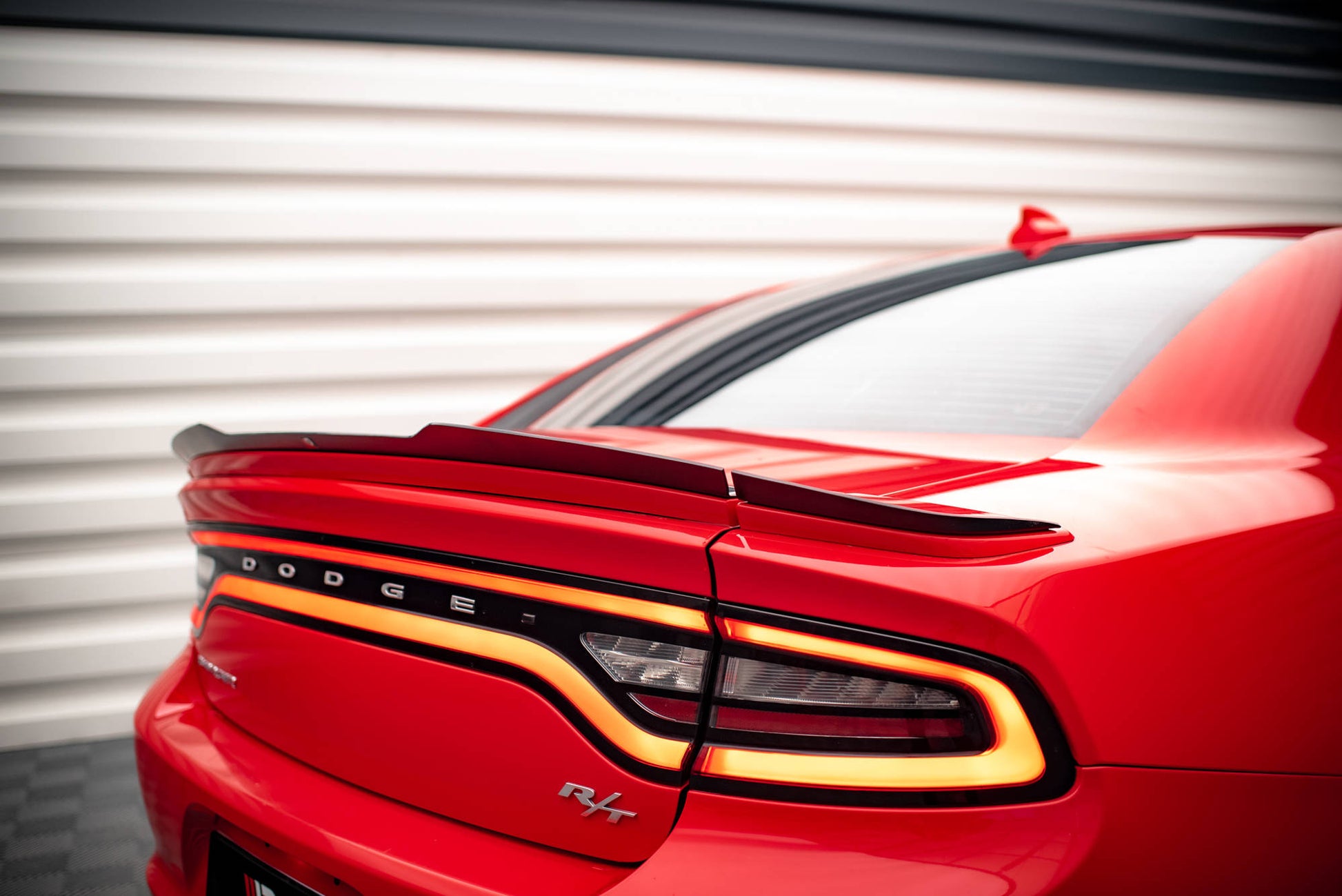 Spoiler CAP für Paket Dodge Charger RT Mk7 Facelift Carbon Look