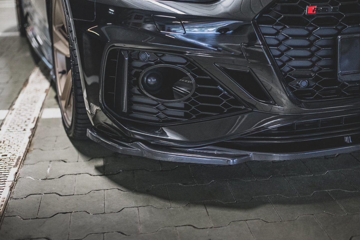 Front Ansatz V.3 für Audi RS5 F5 Facelift Carbon Look