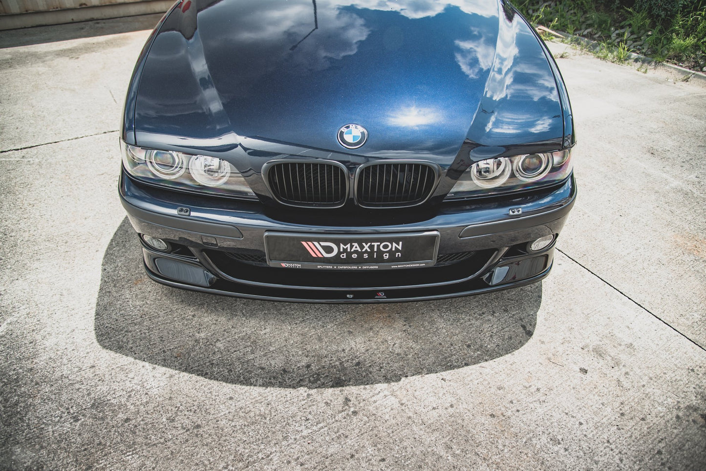 Front Ansatz für Seite + Front Ansatz für  BMW M5 E39 schwarz Hochglanz